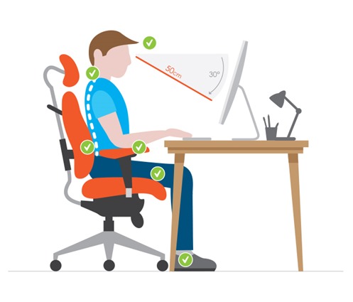 آموزش ارگونومی در گیمرها