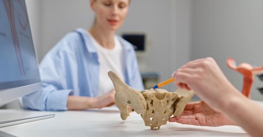 بررسی فیزیوتراپی کف لگن و ivf